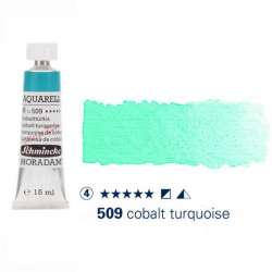 Schmincke - Schmincke Horadam Aquarell Tube 15ml Seri 4 Cobalt Turquoise 509