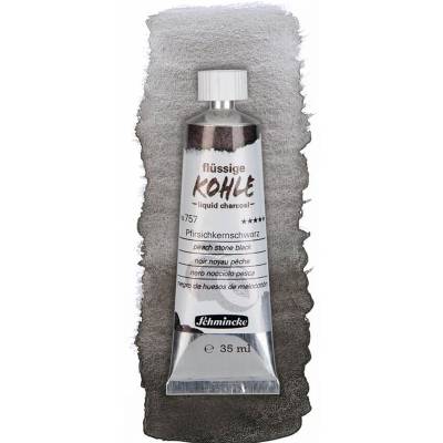 Schmincke Kohle Liquid Charcoal Sıvı Kömür 35ml Peach Stone Black