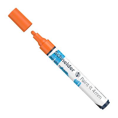 Schneider Akrilik Marker Kalem 320 4mm 206 Orange