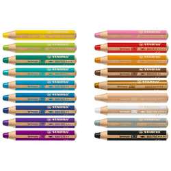 Stabilo - Stabilo Multi Talented Pencils 3 in 1 Kuru Boya Seti (1)