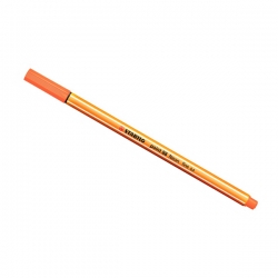 Stabilo - Stabilo Point 88 İnce Keçe Uçlu Kalem-Neon Orange