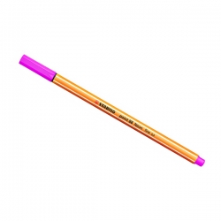 Stabilo - Stabilo Point 88 İnce Keçe Uçlu Kalem-Neon Pink
