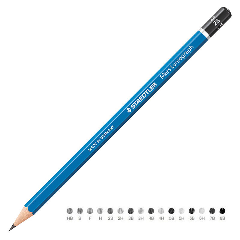 Staedtler Mars Lumograph Dereceli Kalem 2b