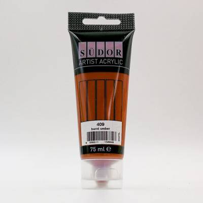 Südor Akrilik Boya 75ml Tüp 409 Yanık Amber