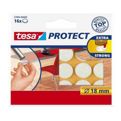 Tesa Protect Çizilmeyi Önleyici Keçe Beyaz 16lı 18mm 57892-00000