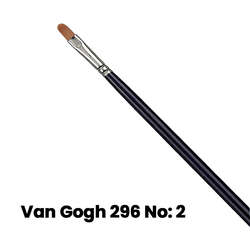 Van Gogh - Van Gogh 296 Seri Sentetik Kedi Dili Fırça No 2