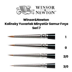 Winsor&Newton - Winsor&Newton Kolinsky Yuvarlak Minyatür Samur Fırça Seri 7