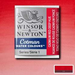 Winsor&Newton - Winsor&Newton Cotman Tablet Sulu Boya No:103 Cadmium Red Pale Hue