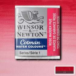 Winsor&Newton - Winsor&Newton Tablet Sulu Boya No:580 Rose Madder Hue