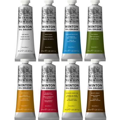 Winsor & Newton Yağlı Boya 37ml 8li Set 1