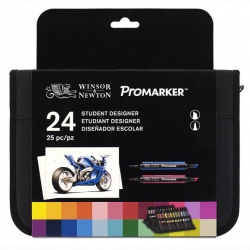 Winsor&Newton - Winsor&Newton Promarker 24lü Wallet Set