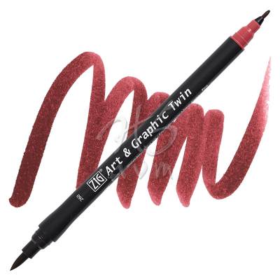 Zig Art & Graphic Twin Marker TUT-80 260 Deep Red