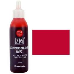 Zig - Zig Kurecolor Refill Ink Mürekkep 264 Geranium Red 25ml
