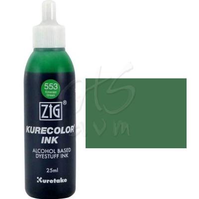 Zig Kurecolor Refill Ink Mürekkep 553 Emerald Green 25ml