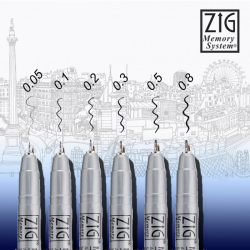 Zig - Zig Millennium Teknik Çizim Kalemi